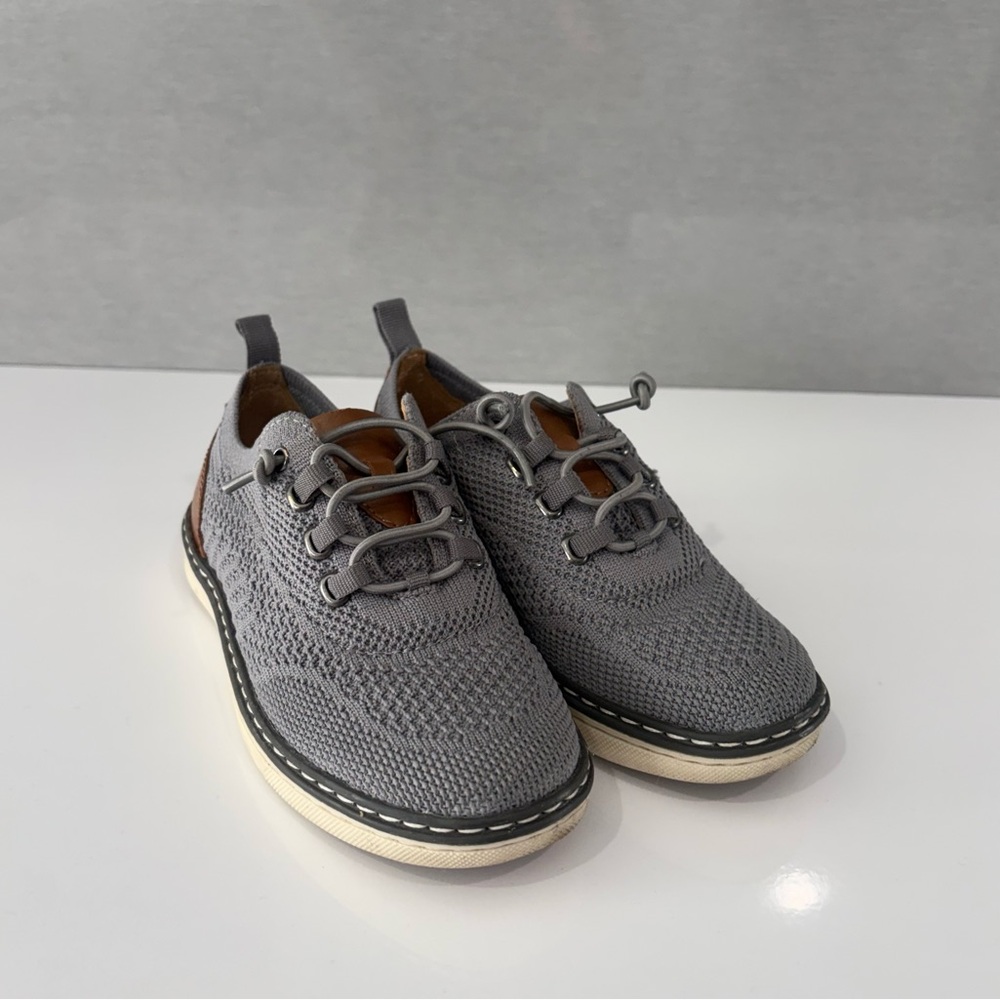 Johnston & Murphy Kids Gray Dress Shoes